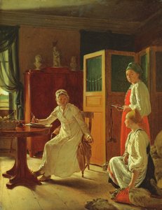 邸宅の貴婦人の朝、1823